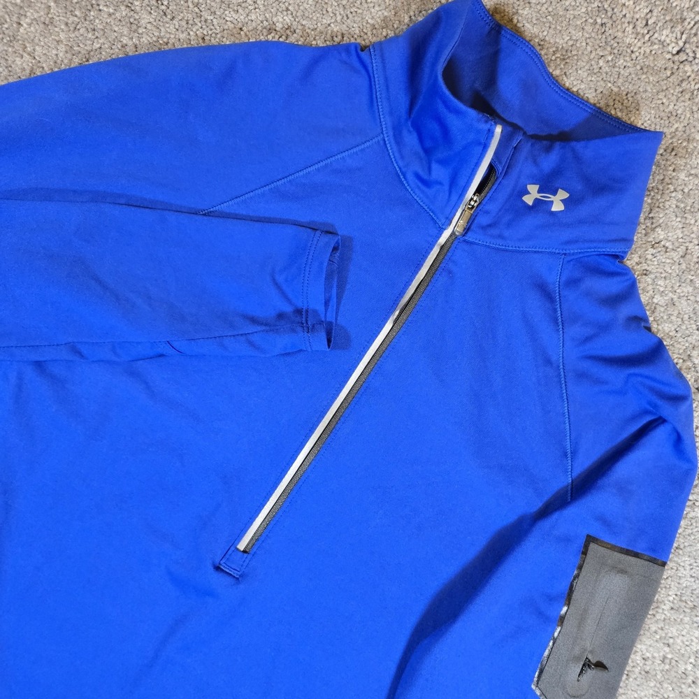 Under Armour Fly Fast 1/2 Zip Pullover Activewear Womens Small Fitted All Season